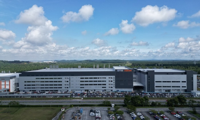 Osram's just completed micro LED plant sits next to an existing LED plant (white building) in Kulim, Malaysia. The companyis now looking for a party to take over the lease it signed with the building owners, Malaysian funds PNB, EPF and KWAP.